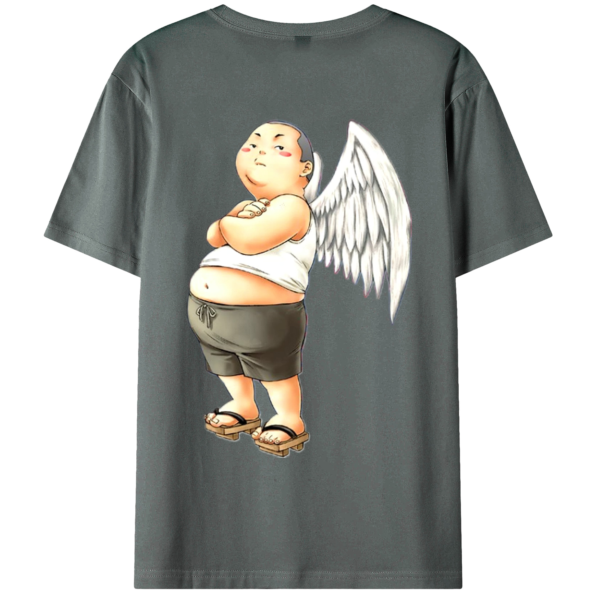 （画像用） 遊☆戯☆王 Yu-Gi-Oh! 綿100％ メンズ半袖Tシャツ（バックプリント） 通気性